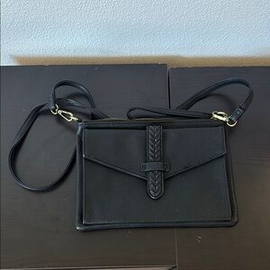 Lucky Brand leather crossbody/clutch bag